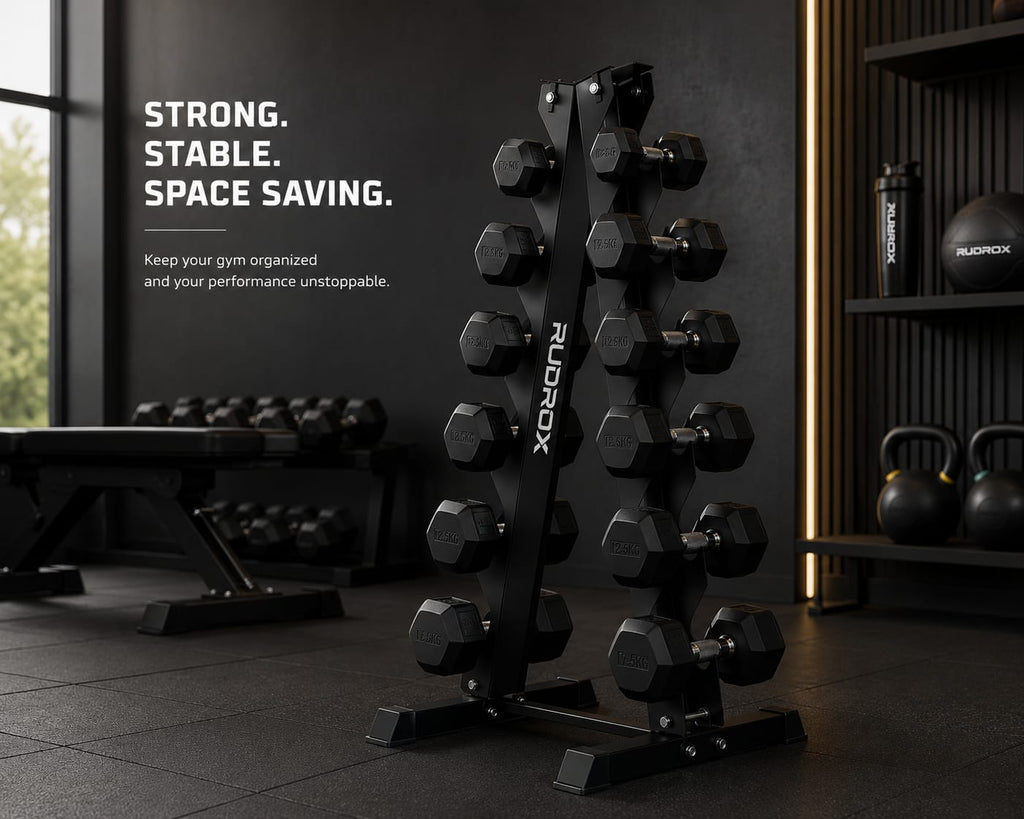 RUDROX VDR-100 Vertical Dumbbell Rack