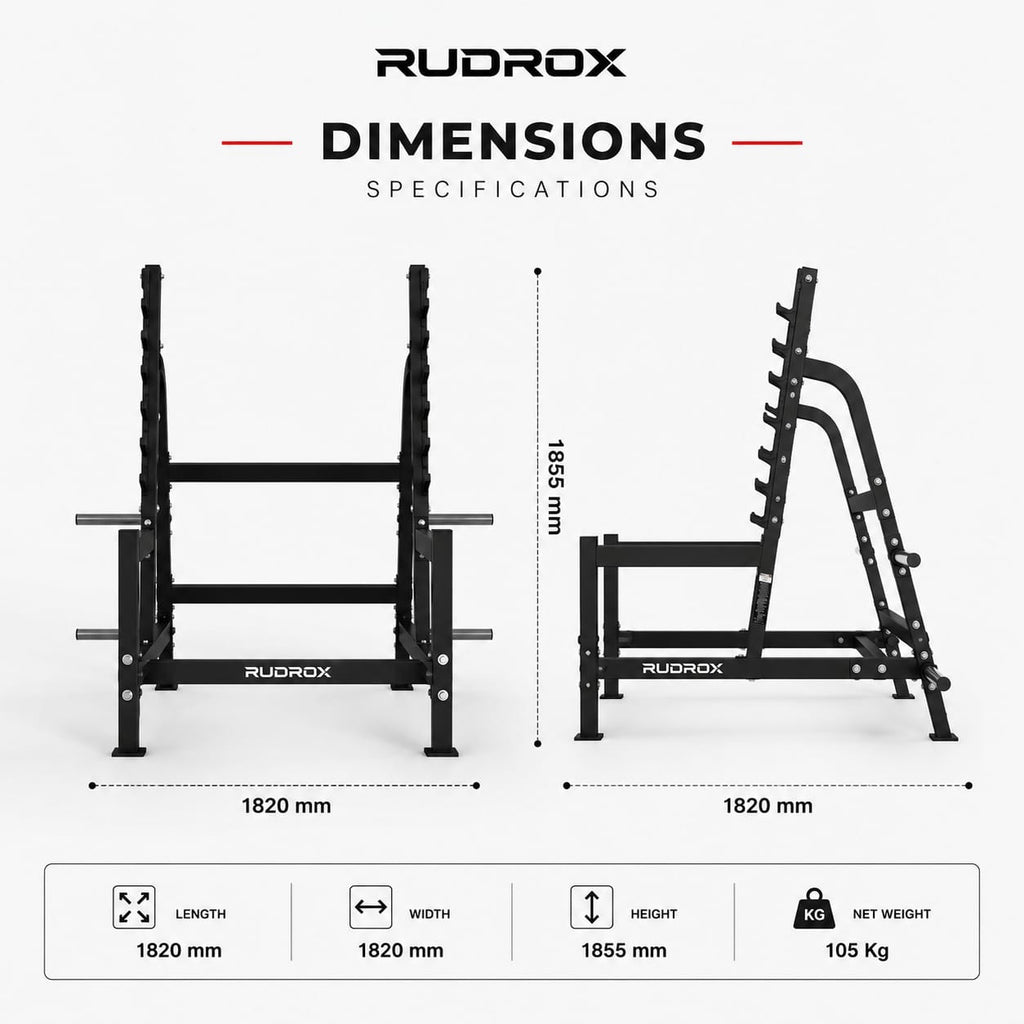 RUDROX BLITZ-48 Squat Rack