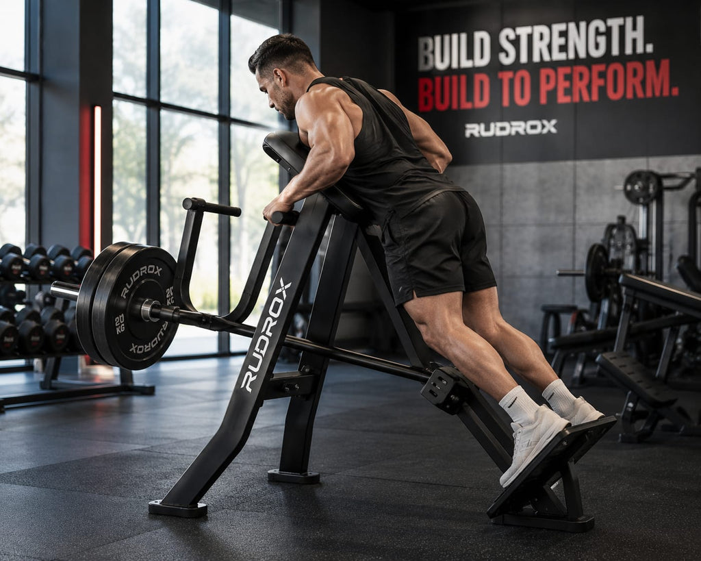 RUDROX SUPERCELL-102 Chest Supported T-Bar Row Machine