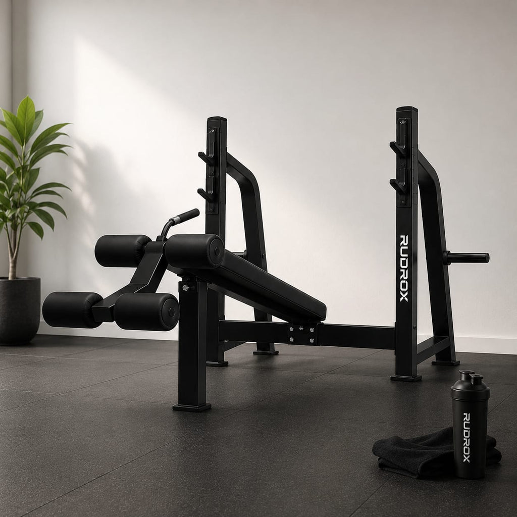 RUDROX TITAN-210 Decline Chest Press Bench