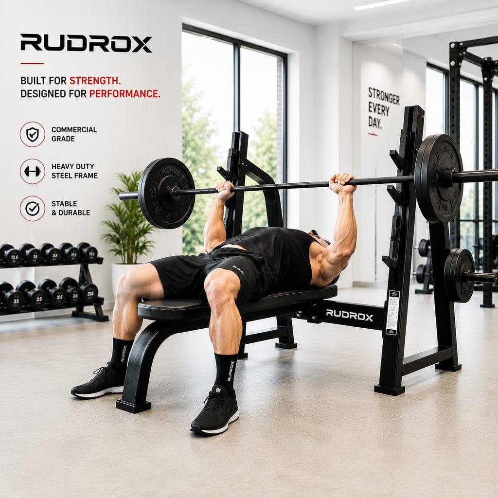 RUDROX TITAN-174 Olympic Flat Bench