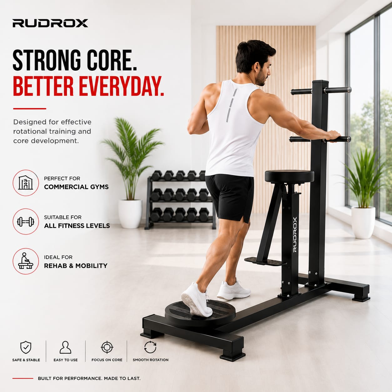 RUDROX Commercial Twister Machine – RDX-TW1310