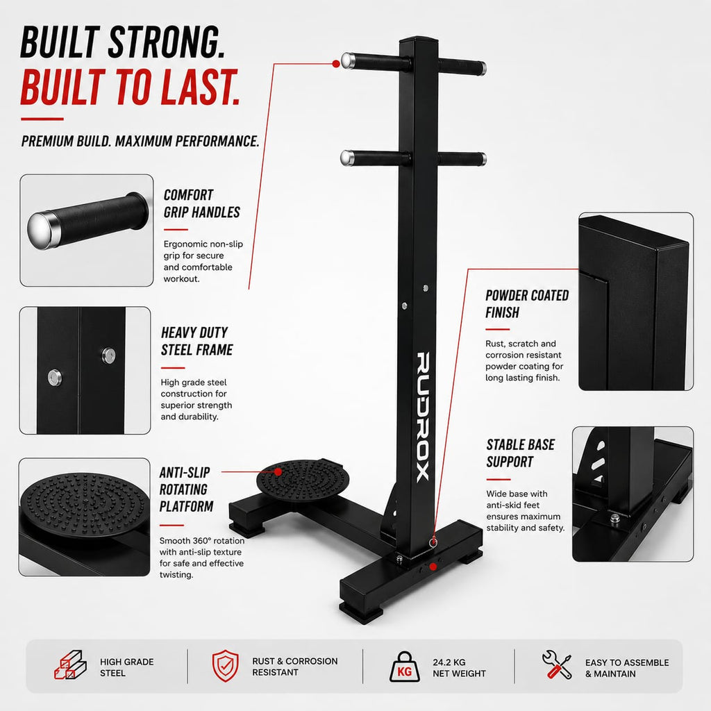 RUDROX Commercial Core Twister Machine – RDX-CT1300
