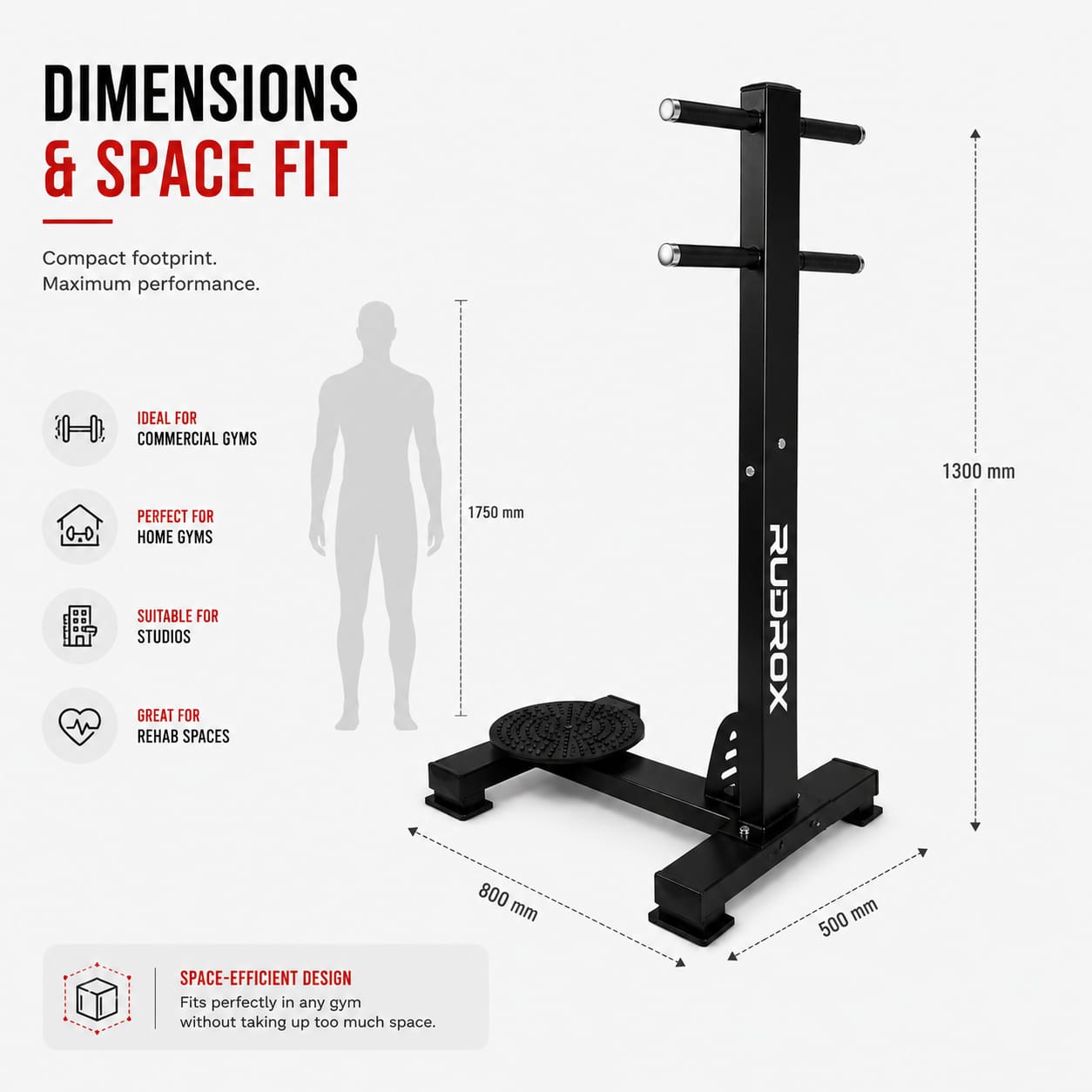 RUDROX Commercial Core Twister Machine – RDX-CT1300