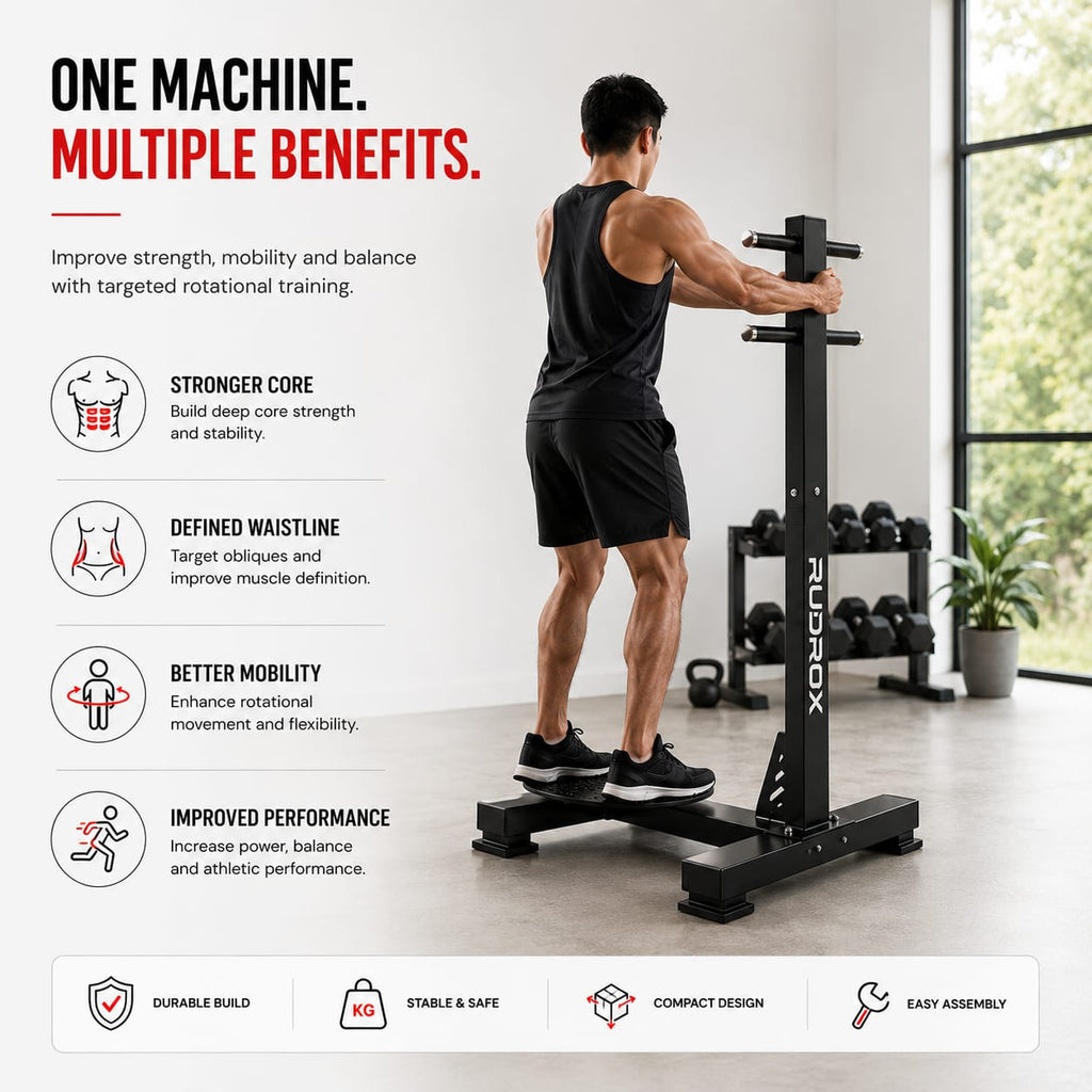 RUDROX Commercial Core Twister Machine – RDX-CT1300