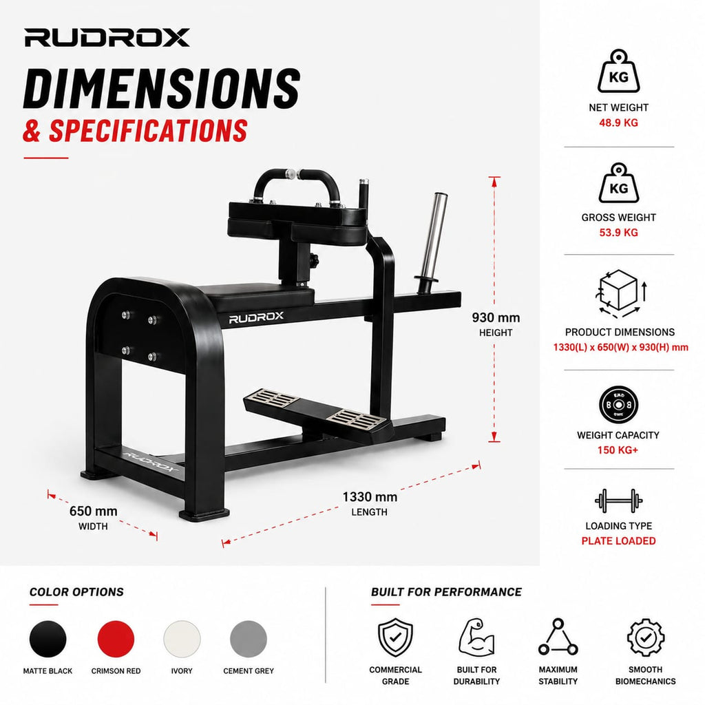 RUDROX RDX-SCR150 Commercial Seated Calf Raise Machine