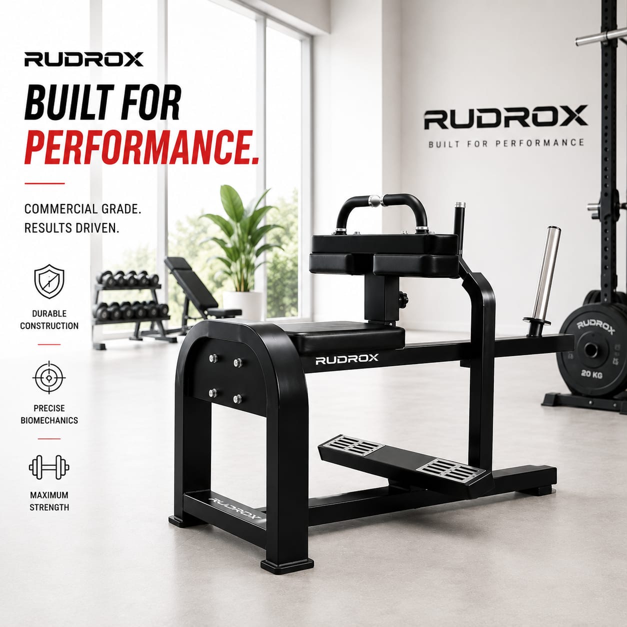 RUDROX RDX-SCR150 Commercial Seated Calf Raise Machine