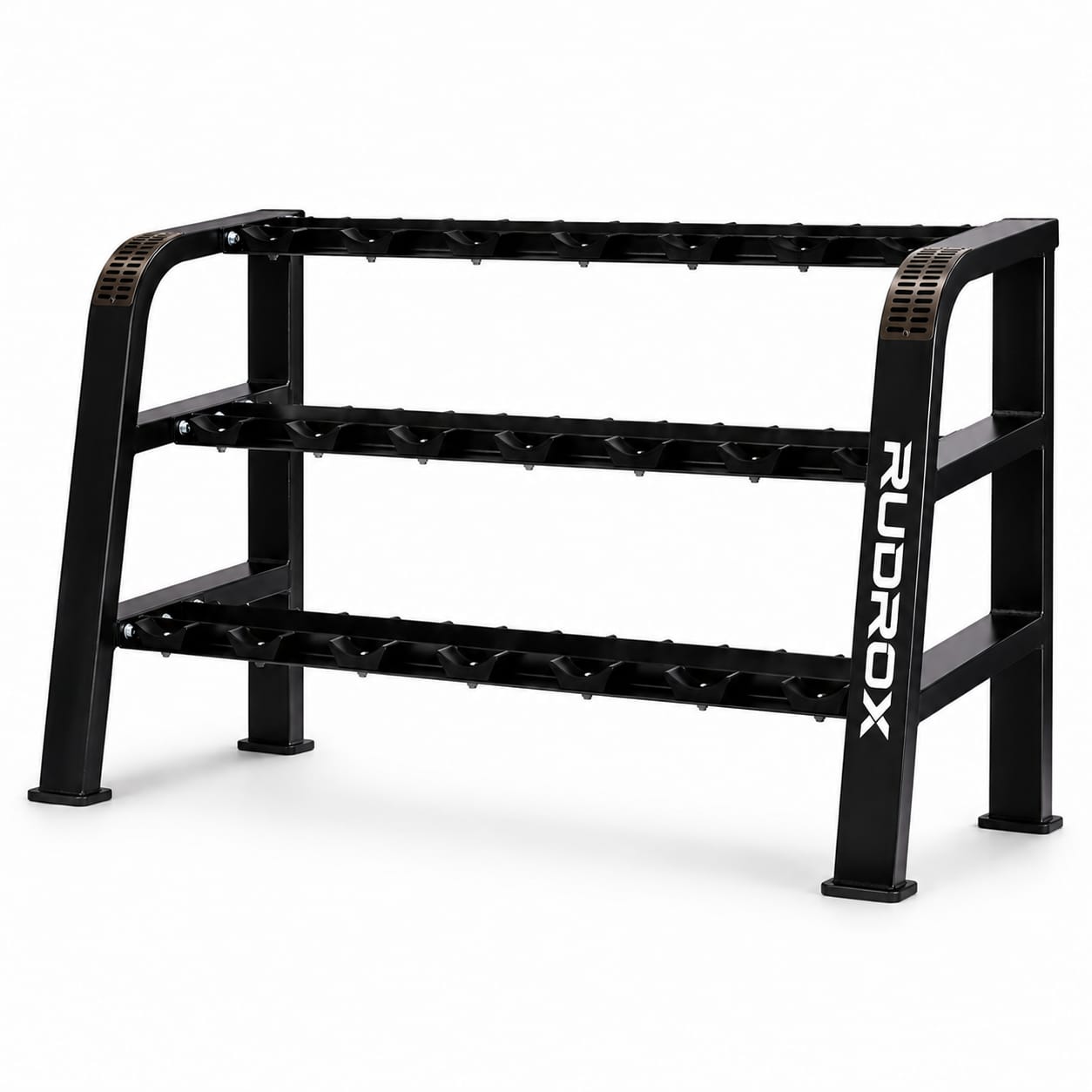 RUDROX RDX-DR1650 Commercial 3-Tier Dumbbell Rack