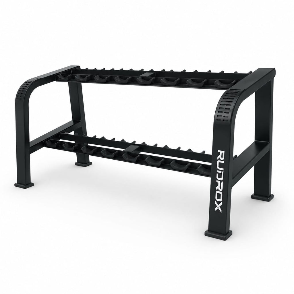 RUDROX RDX-DR1330 Commercial 2-Tier Dumbbell Rack