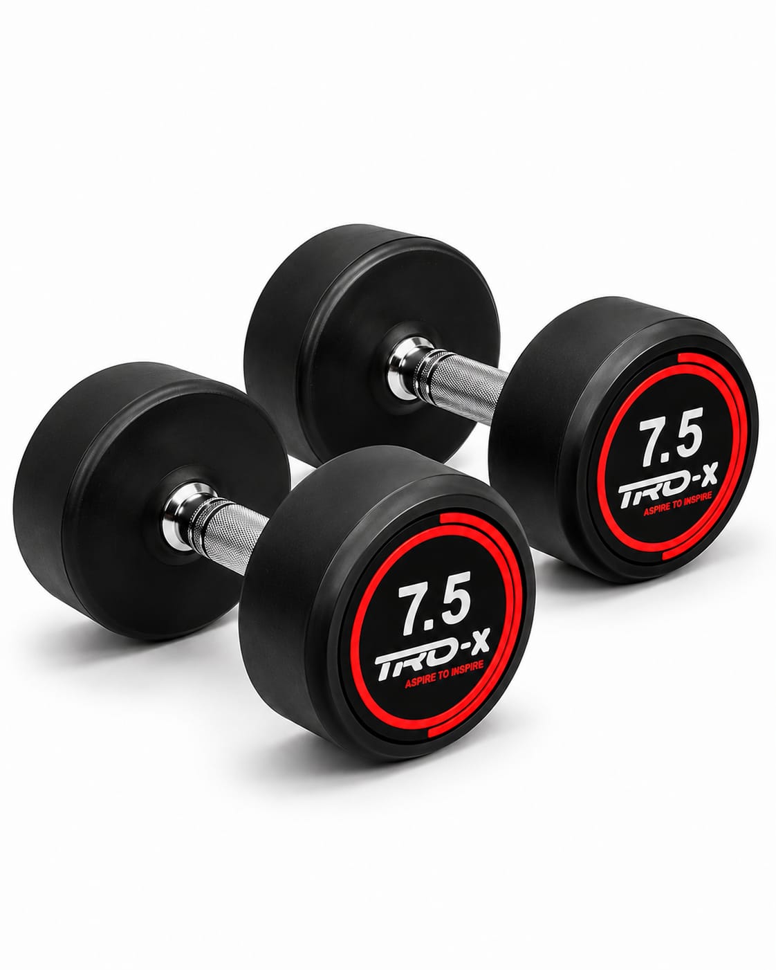 TRD-X Premium Rubber Coated Fixed Dumbbells