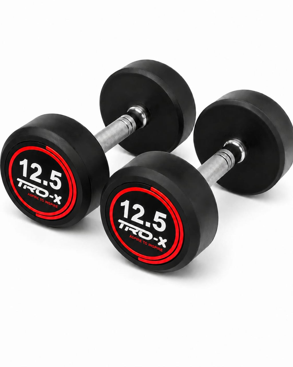 TRD-X Premium Rubber Coated Fixed Dumbbells