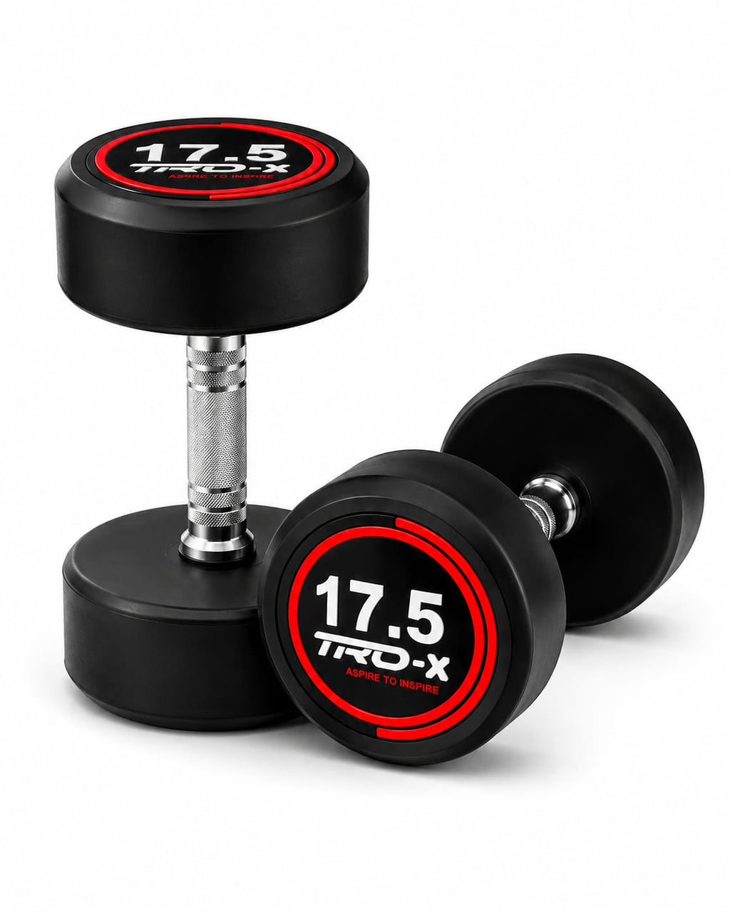 TRD-X Premium Rubber Coated Fixed Dumbbells