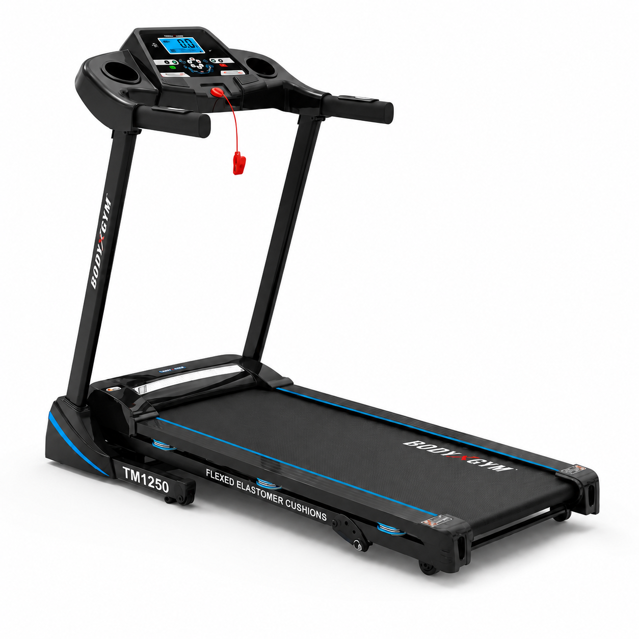 Body Gym TM1250 Motorized Treadmill – 2.5HP Folding Home Fitness Machine with LCD Display