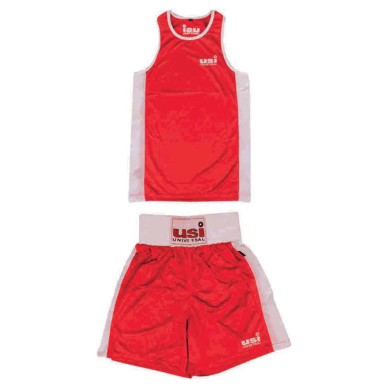 USI 409SV Men’s Boxing Shorts & Vest Set – Professional Boxing Apparel