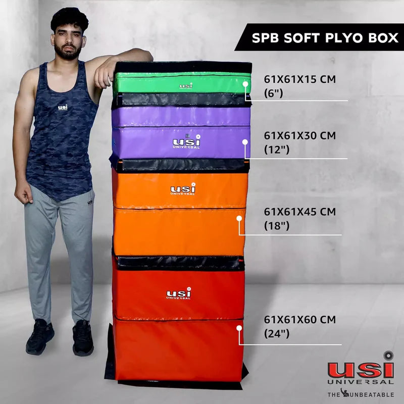 USI SPB Soft Plyo Box – Jump Training & Functional Fitness Platform
