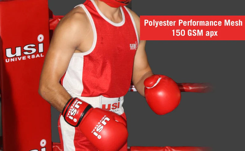 USI 409SV Men’s Boxing Shorts & Vest Set – Professional Boxing Apparel