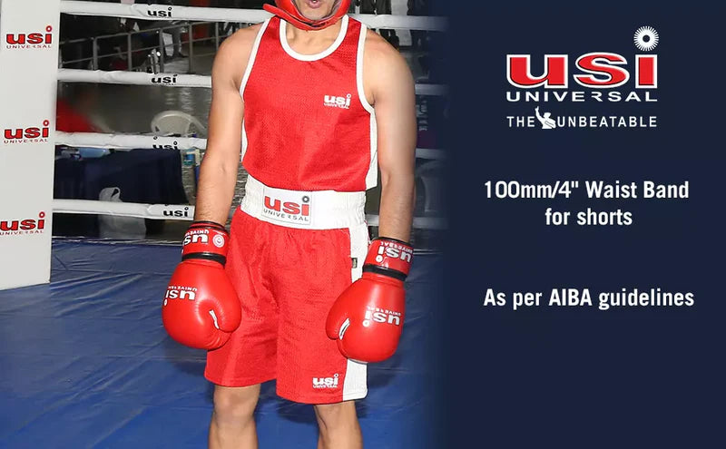 USI 409SV Men’s Boxing Shorts & Vest Set – Professional Boxing Apparel
