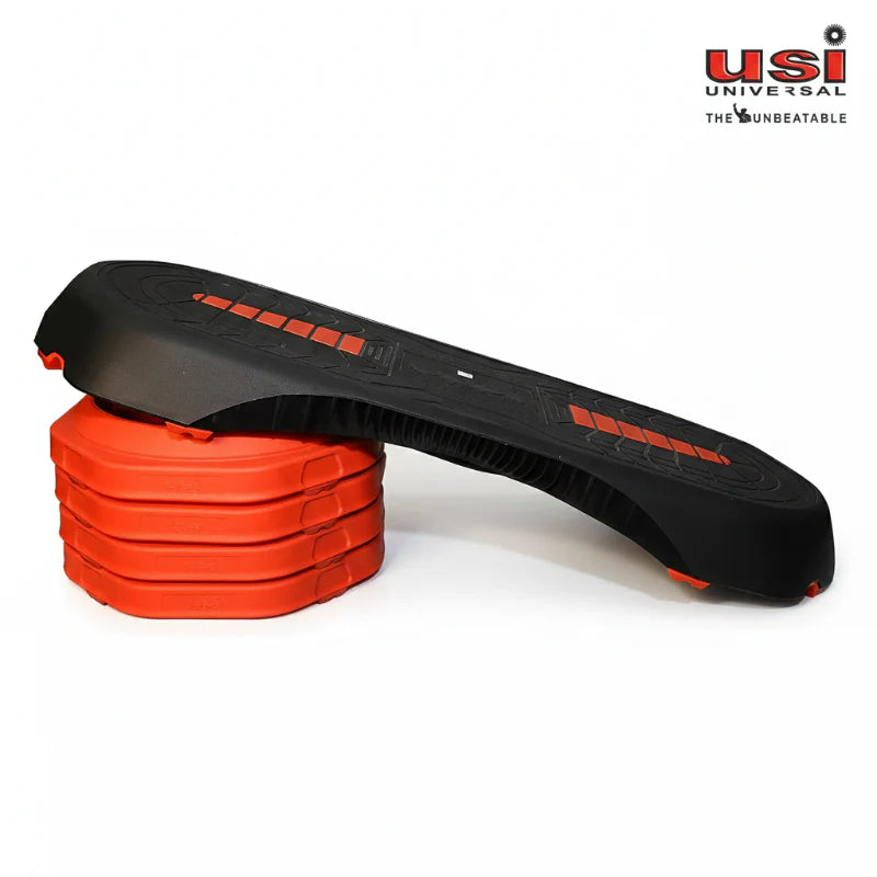USI SWR Stepper With Riser – Adjustable Aerobic Fitness Step Platform